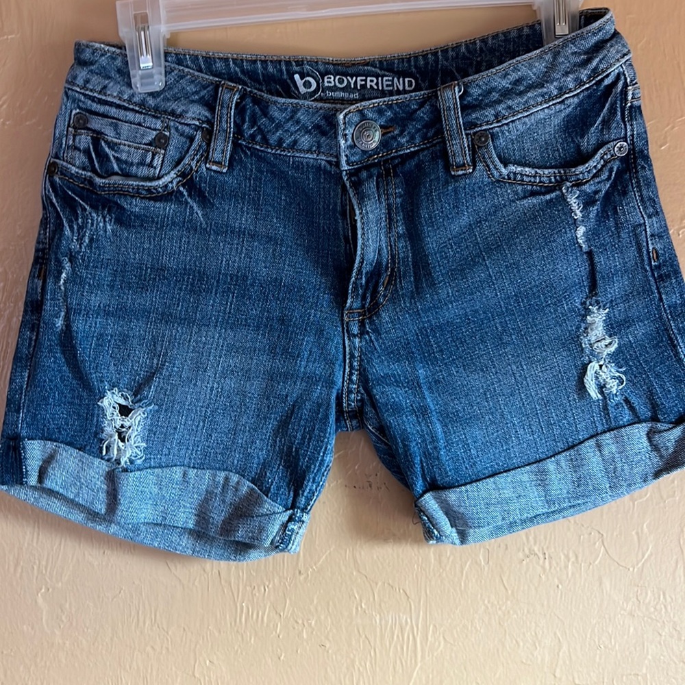 Bullhead - boyfriend denim jean shorts, size 3.